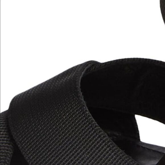 Alias Mae Soli Canvas Heeled Black Sandals - Picture 3 of 12